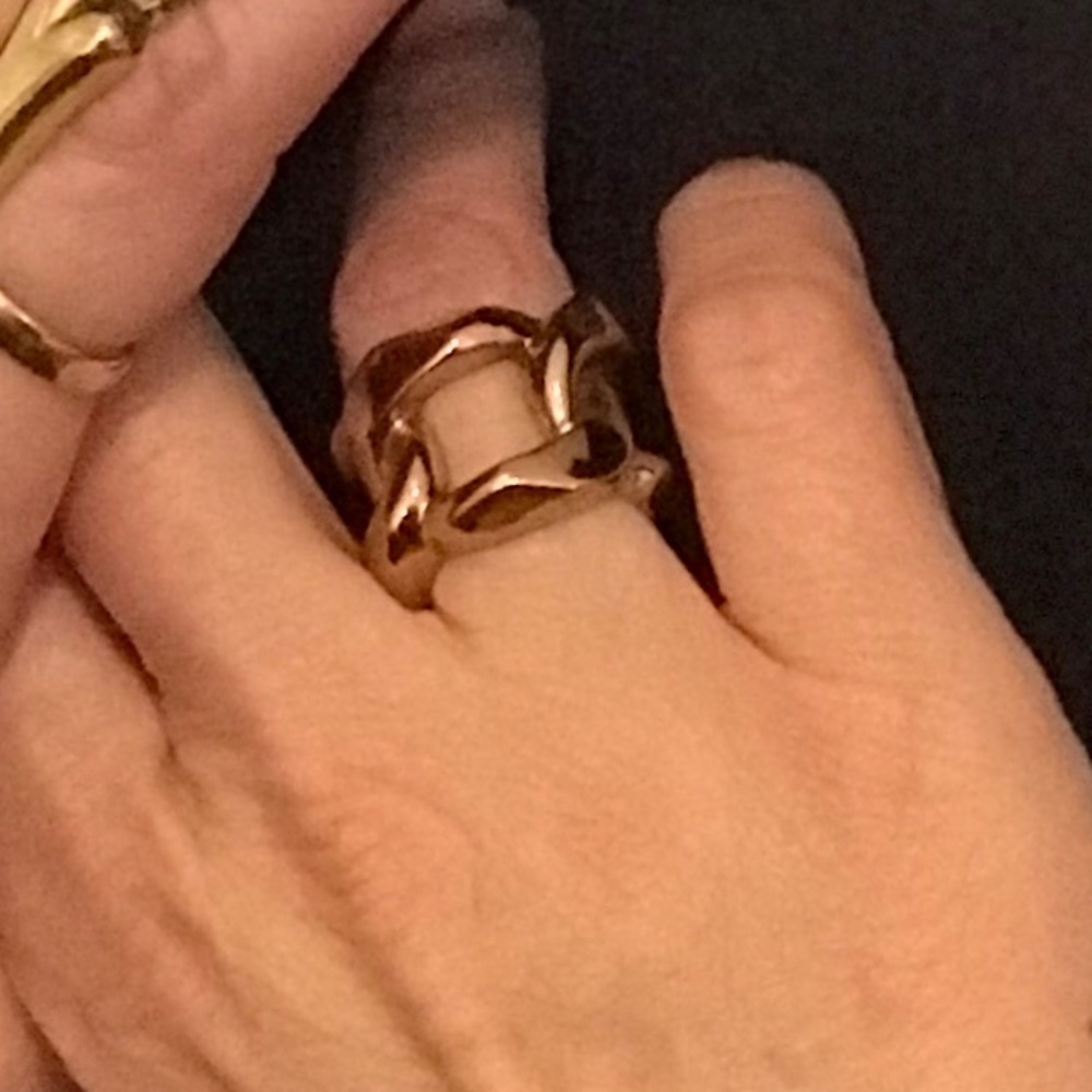 Michael Kors Chunky Chain Link Ring